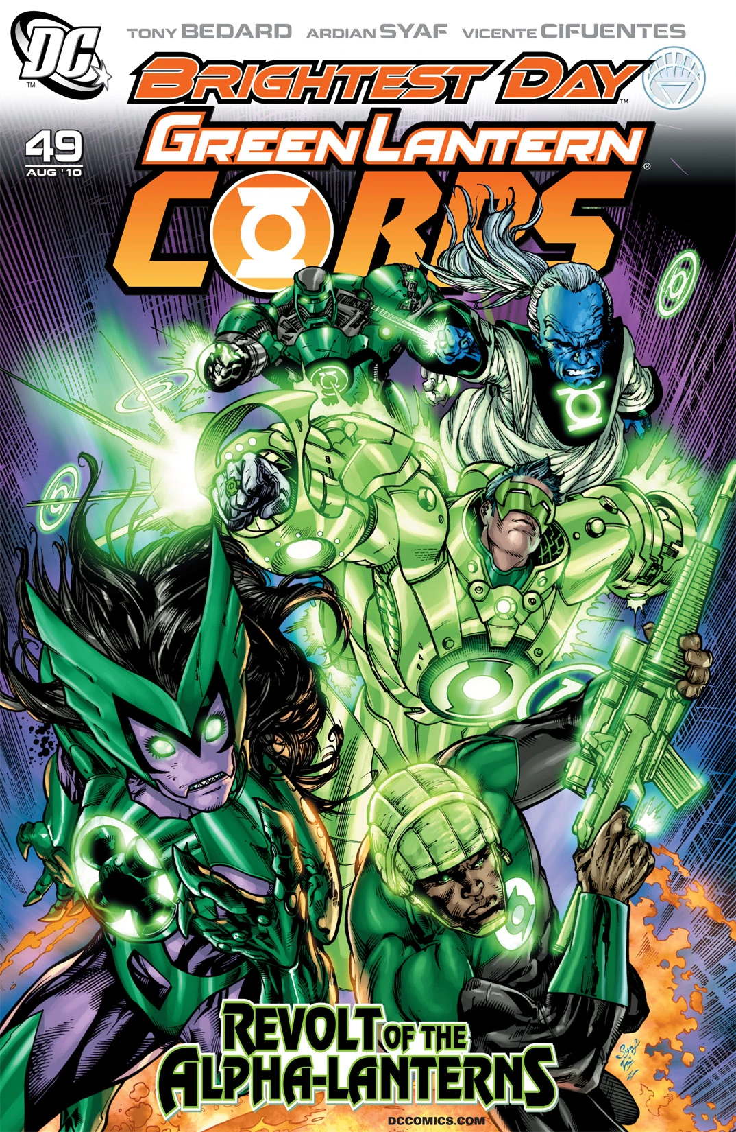 Green Lantern Corps #49 (DC, 2010 — Cover A) cover